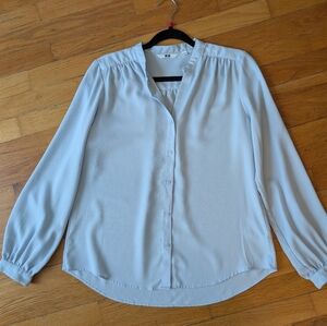 58.Uniqlo Light blue Gray Women's Blouse‎